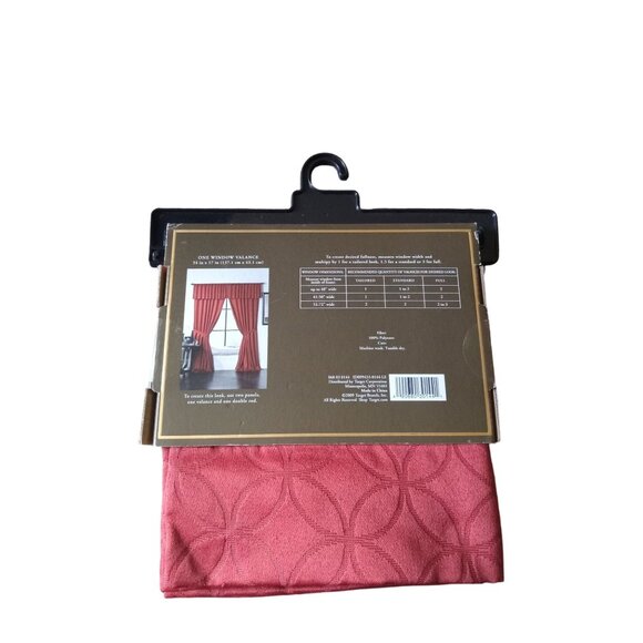 Home Decor Fieldcrest Luxury One window valance - Picture 3 of 3